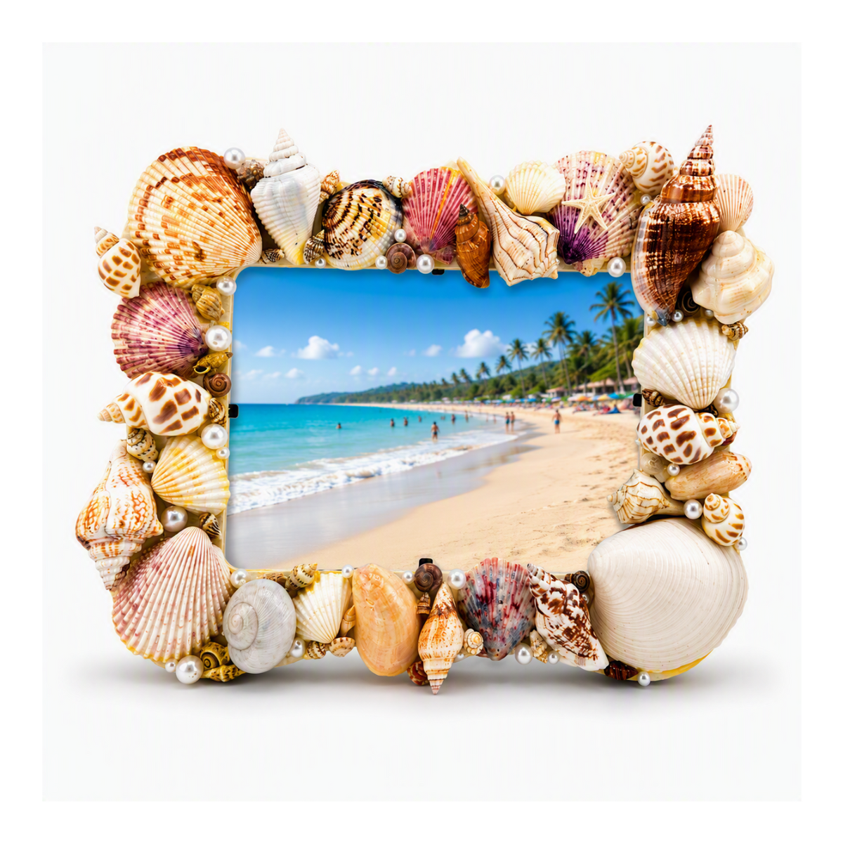Seashell Picture Frame