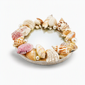 Seashell Covered Round Mirror