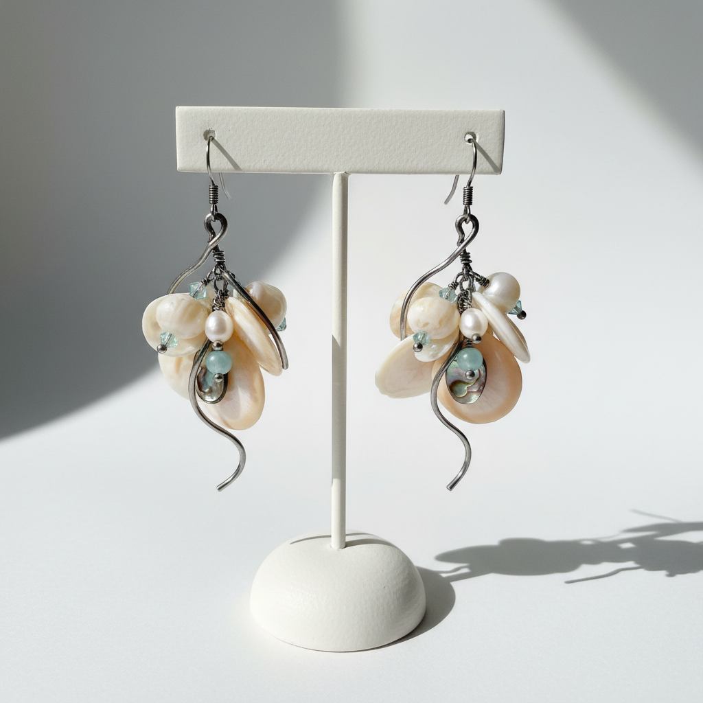 Mini Seashell Dangle Earrings